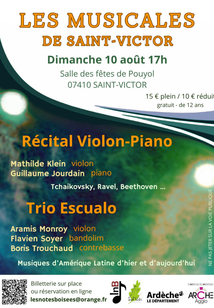 Deuxième édition : Les Musicales de Saint-Victor 10 août 2025